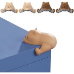 4 pices (abricot et caf) protege coin de table protection, angles anti - collision, protection coin, ...