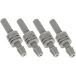 4 pi�ces accessoires connecteurs brassard tensiom�tre abs embouts manchettes bras pour tensiom�tre �lectroniqu ...