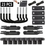 4 pièces en acier galvanisé universel coffre de toit voiture van montage kit de montage coffre de toit ... 4 pièces en acier galvanisé universel coffre de toit voiture van montage kit de montage coffre de toit ...