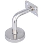 4 pices acier inoxydable supports de main courante pour fixation murale supports de rail d'escalier ...