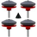 4 pi�ces affuteur lame tondeuse gazon universel aiguiseur de tondeuse accessoires pour tondeuses avec ...