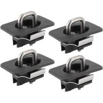 4 pi�ces ancres d'arrimage r�tractable rail de lit de camion ancres d'arrimage anneaux de crochet extensible ...