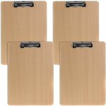4 pi�ces bois porte bloc a4 avec pince, planchettes � pince bois, porte blocs, a4 planchettes � pince, ...