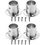 4 pi�ces de brides en acier inoxydable pour placard, tuyauterie, support et support, raccord entre tuyaux, ...