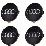 4 pi�ces cache moyeux pour audi 60mm centre roue abs accessoires de voiture