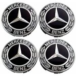 4 pi�ces cache moyeux compatible with mercedes benz 75mm cache de roue centrale abs accessoires de voiture ...