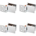 Ccykxa - 4 pièces charnière meuble porte en verre, charnière à pince, clip de porte en verre, convient ... Ccykxa - 4 pièces charnière meuble porte en verre, charnière à pince, clip de porte en verre, convient ...