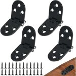 4 pi�ces charni�re plate de porte pliables charni�res porte pliables charni�re flip pliable alliage table ...