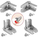 4 pi�ces charni�re pliable, autobloquants charni�re, charni�res autobloquantes, convient aux accessoires ...