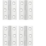 4 pi�ces charniere porte, charniere inox, charni�re invisible, charni�re plate, porte placard / petites ...