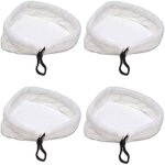 4 pi�ces chiffons de rechange balai vapeur, chiffons en microfibre pads, lingettes de sol en microfibre ...