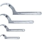 4 pièces clé à ergot articulée pour écrous à encoches latérales cr - v 19 - 170mm clé à crochet réglable ... 4 pièces clé à ergot articulée pour écrous à encoches latérales cr - v 19 - 170mm clé à crochet réglable ...