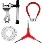 4 pièces clé à rayons de vélo y clé tendeur de chaîne, clé à rayons universelle en acier forgé clé de ... 4 pièces clé à rayons de vélo y clé tendeur de chaîne, clé à rayons universelle en acier forgé clé de ...