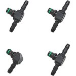 4 pices connecteur retour injecteur gasoil, retour injecteur gasoil pour common rail srie, connecteur ...