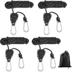 4 pices corde de tente rflchissant corde de tente pour le camping corde de haubanage de tente avec ...