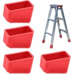 4 pi�ces couvre pieds d'�chelle, embout escabeau de remplacement capuchons de pieds de rechange universels, ...