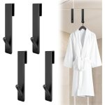 4 pi�ces crochet paroi douche, crochets de porte de douche en acier inoxydable, crochet porte serviette ...