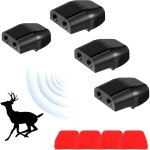 4 pices dispositif de sifflet d'avertissement, sifflets de cerf avertissement, faune sifflet ultrason, ...
