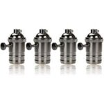 4 pices edison douille vintage e27 adaptateur de lampe avec interrupteur rtro vintage lustre sans fil ...
