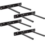 4 pices t equerre etagere murale, support etagere invisible , fixation invisible tagre convient pour ...