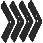 4 pi�ces �querres robustes �paisseur supports plats angle droit corni�res fixation r�sistante pour assemblage ...