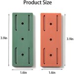 4 pi�ces fixateur auto - adh�sif de multiprise, support de douille adh�sif sans poin�on, fixation mural ...