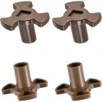 4 pices four  micro - ondes plateau tournant guide de rouleau support coupler plateau axe, coupleur ...