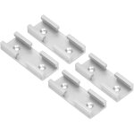 4 pi�ces de jonction pour rail en t, connecteur transversal en alliage d'aluminium pour menuisier, couleur ...