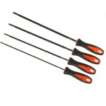 4 pices lime tronconneuse, lime chaine tronconneuse, lime  cheval pour trononneuse, lime avec poigne, ...