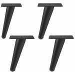 4 pices meubles cne inclin support canap pieds meuble tv pieds meubles cne fer pieds (pieds coniques ...