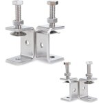 4 pi�ces mini serre joint, pince de support en acier inoxydable 304 de 30 mm, serre - joint plage de ...