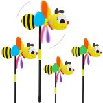 4 pi�ces moulin � vent animaux, turbine 3d tournante, balcons / terrasses / jardins, d�coration