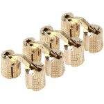 4 pi�ces / paquet en laiton cach� - charni�re de baril invisible en cuivre cach� charni�res de meubles ...
