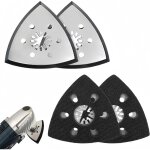 4 pices patin ponceuse triangulaire, triangle patin de ponage, plateau de ponage outil multifonction, ...