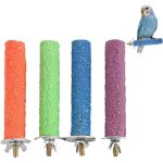 4 pi�ces perroquet perches, perroquet cage perche, color� cage � oiseaux gommage stand bar, perroquet ...