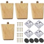 4 pi�ces pied meuble bois pied meuble pied de table bois pied pour canap� pied de lit, pour banc lit ...
