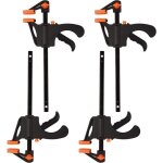 4 pi�ces pinces � cliquet 4 pouces serres - joint � une main, barre de serrage wolfcraft serre joint ...