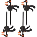 4 pices pinces  cliquet 4 pouces serres - joint  une main, barre de serrage wolfcraft serre joint ...