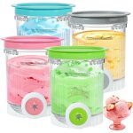 4 pièces récipient pour ninja swirl by creami machine à glace nc700 series, pots compatibles avec ninja ... 4 pièces récipient pour ninja swirl by creami machine à glace nc700 series, pots compatibles avec ninja ...