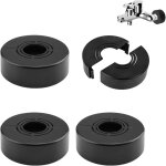 4 pi�ces rosace robinet, rosace mitigeur douche 3 tailles en 1, cache tuyau radiateur ajustable, rosaces ...