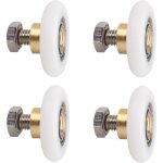 4 pi�ces rouleau de porte coulissante, rouleaux de douche, roulette porte coulissante rouleau, rouleau ...
