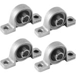 4 pices roulements de bloc d'oreiller, 10 mm palier d'arbre en alliage de zinc, roulements  billes ...