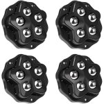 4 pi�ces roulettes pivotantes auto - adh�sives, capacit� 300kg, avec adh�sif et vis, petite roulettes ...