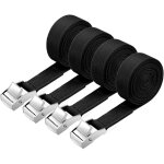 4 pi�ces sangle d'arrimage, 2m x 20mm sangles de fixation, avec boucle de serrage, sangles d'arrimage, ...