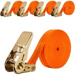 4 pi�ces sangles darrimage � cliquet 8m de jeu sangle a cliquet sangle darrimage avec tendeur longueur, ...