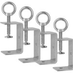 4 pi�ces serre - joints en c 75mm acier inoxydable pince c r�glable pour soudage charpentier montage ...