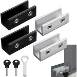 4 pi�ces serrures de fen�tre coulissante verrou porte, verrou baie coulissante bloque porte coulissante ...