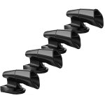 4 pices sifflets de cerf avertissement de la faune pour voitures, vhicules, motos, noir ultrasonique ...