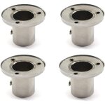 4 pièces supports de tringle à penderie pour tube de 22mm prise 4 pièces supports de tringle à penderie pour tube de 22mm prise