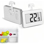 4 pi�ces thermom�tre num�rique mini pour r�frig�rateur, thermom�tre �tanche, thermometre frigo digital ...